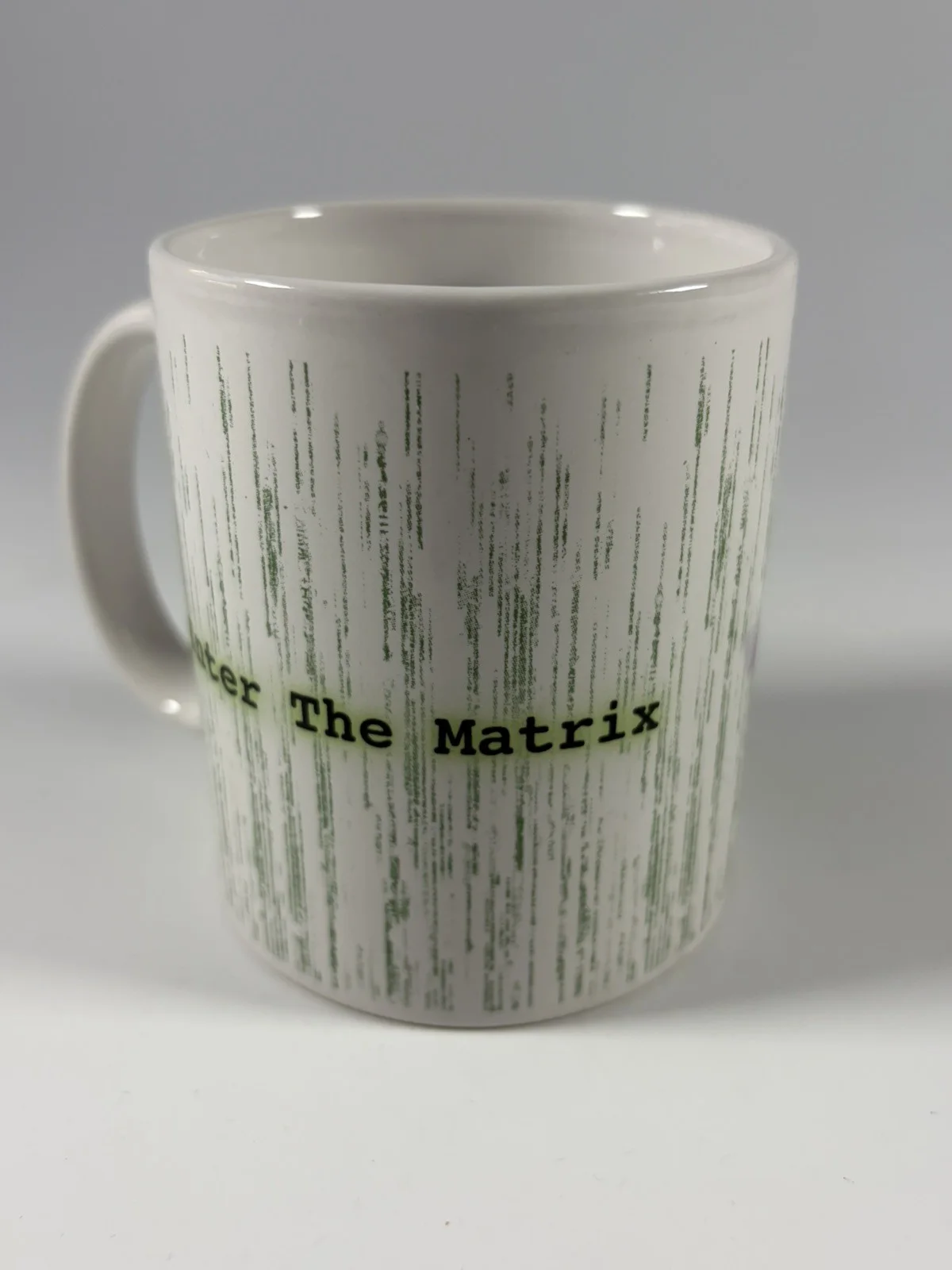 The Matrix Mug Glitch Code - White Enter the Matrix Movie Keaunu, image 3