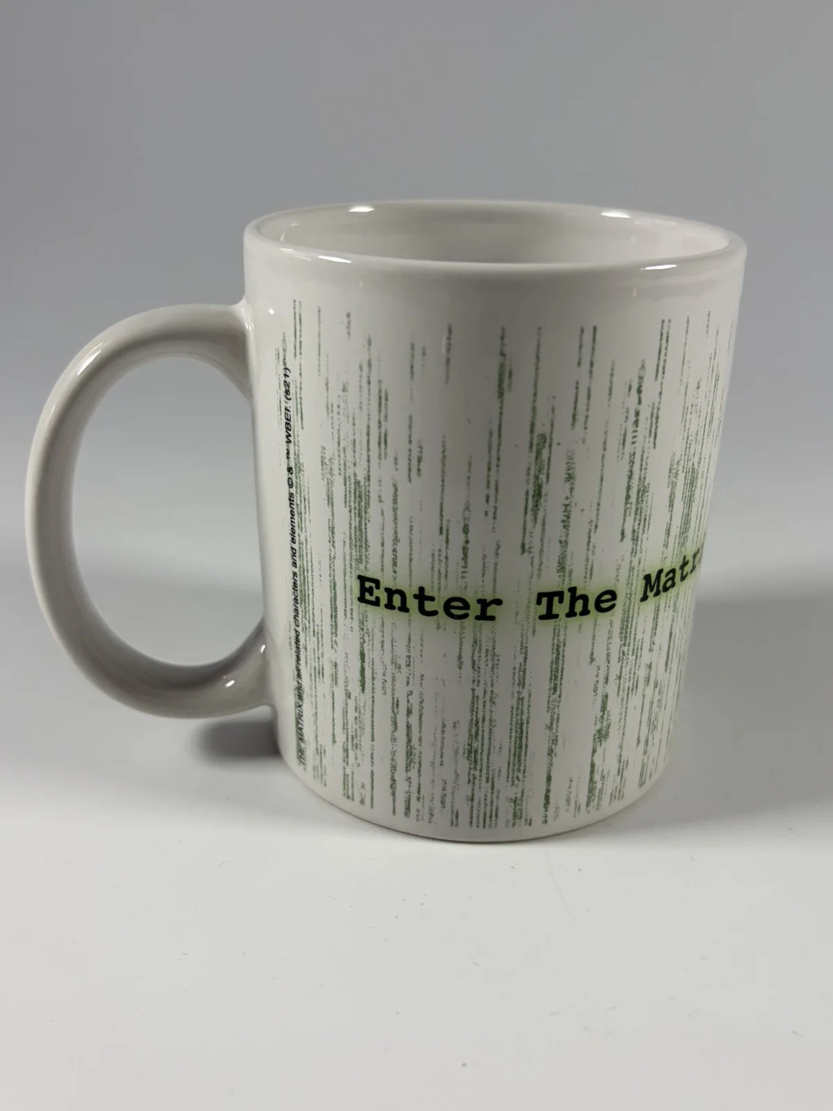 The Matrix Mug Glitch Code - White Enter the Matrix Movie Keaunu, image 5