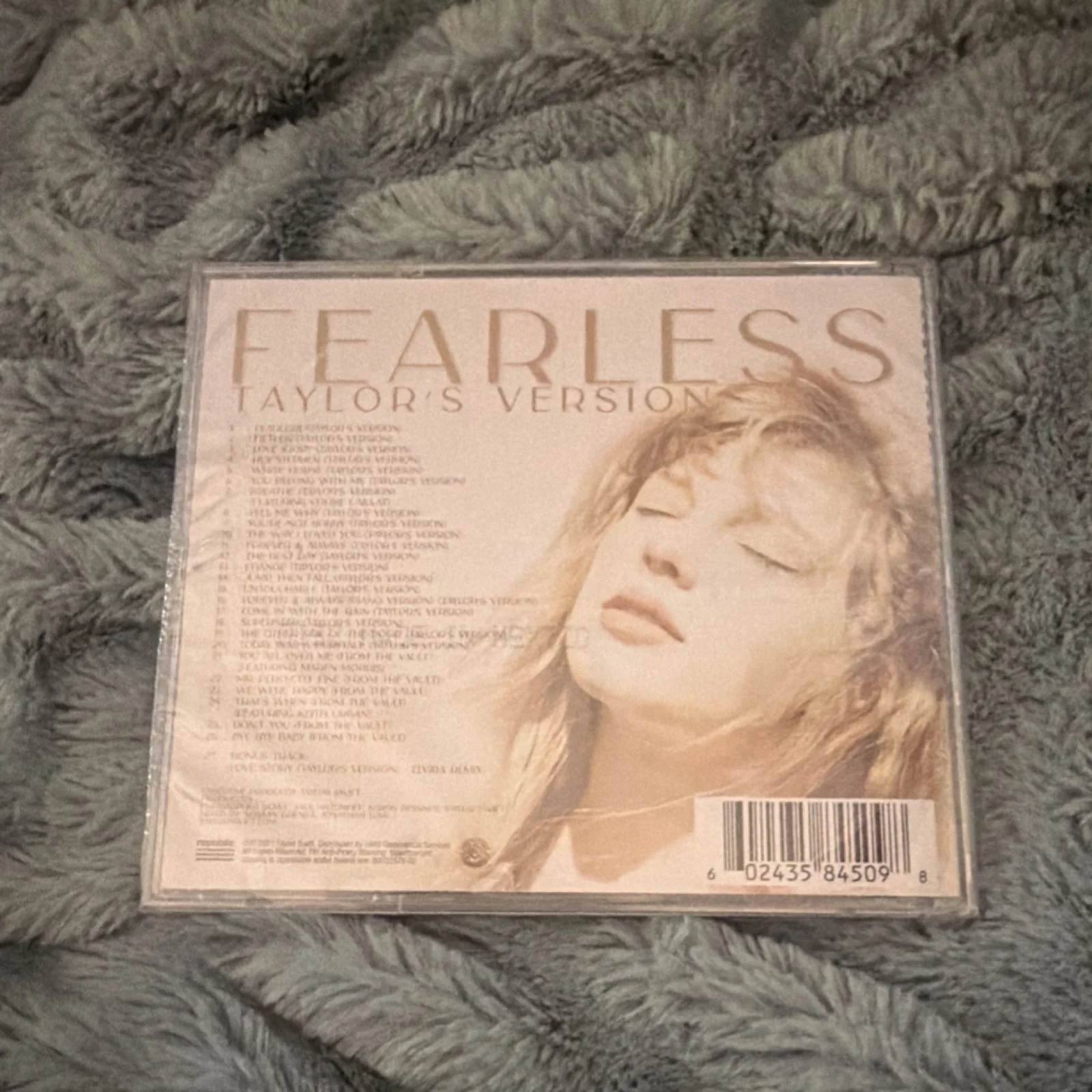 Taylor Swift Fearless Taylor's Version Signed CD & Booklet Autographed new, image 2