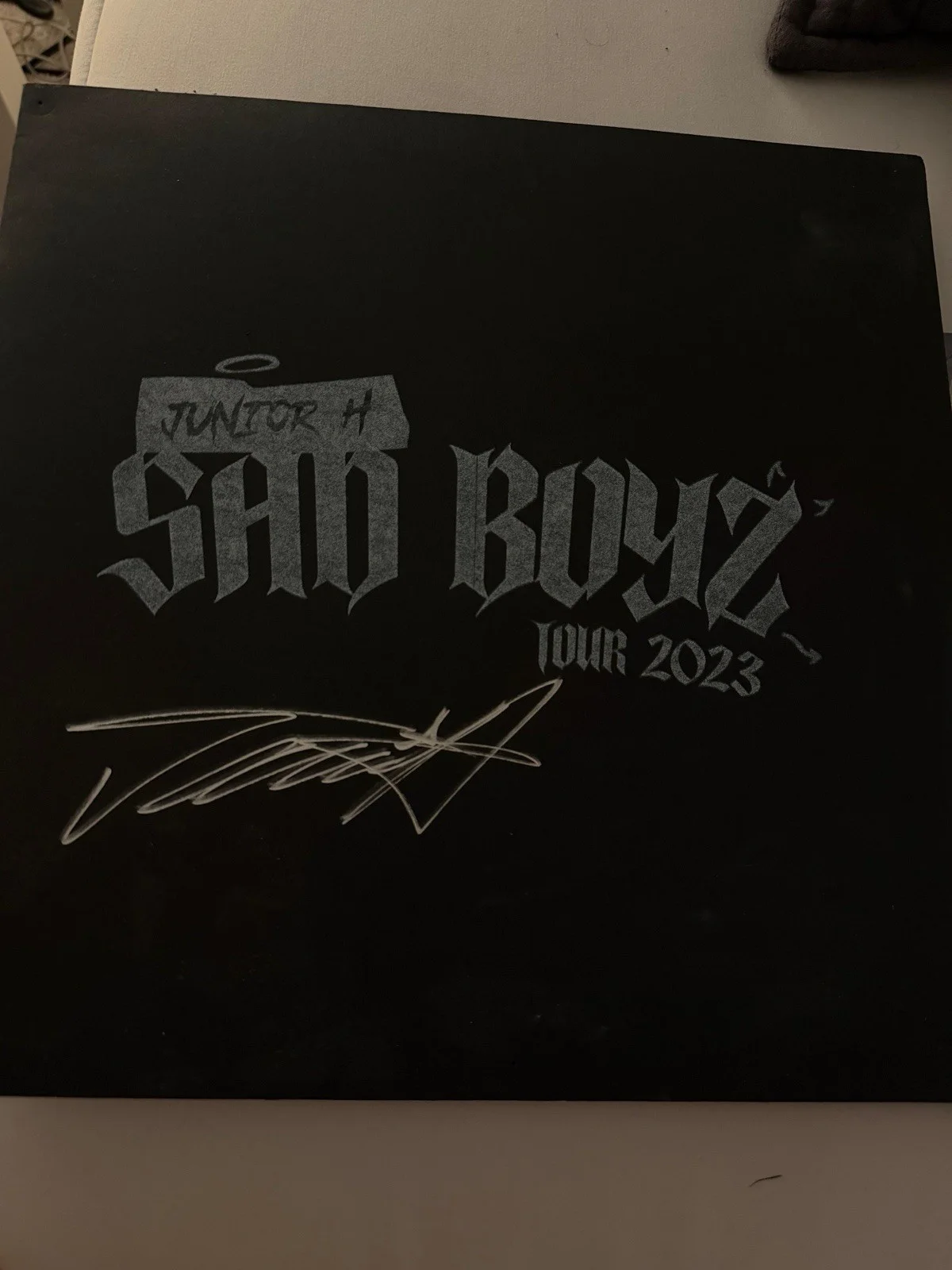 Junior H Sad Boyz Tour 2023 Original Signed Music Memorabilia, изображение 2