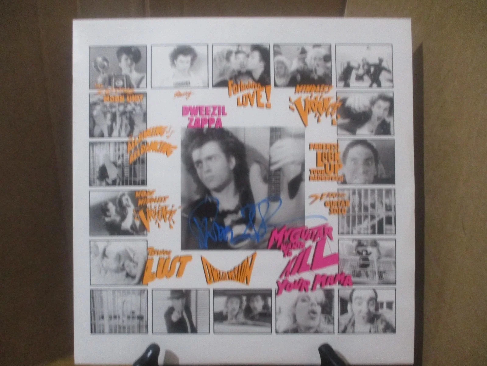 DWEEZIL ZAPPA AUTHENTIC SIGNED/AUTOGRAPHED VINYL RECORD 12" SINGLE--FRANK ZAPPA, image 2