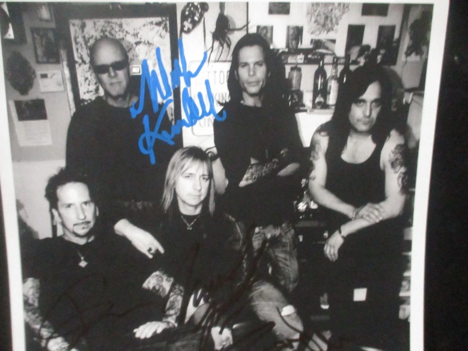 GREAT WHITE AUTHENTIC SIGNED/AUTOGRAPHED 8X10 PHOTO JACK RUSSELL (RIP) + 4, image 4