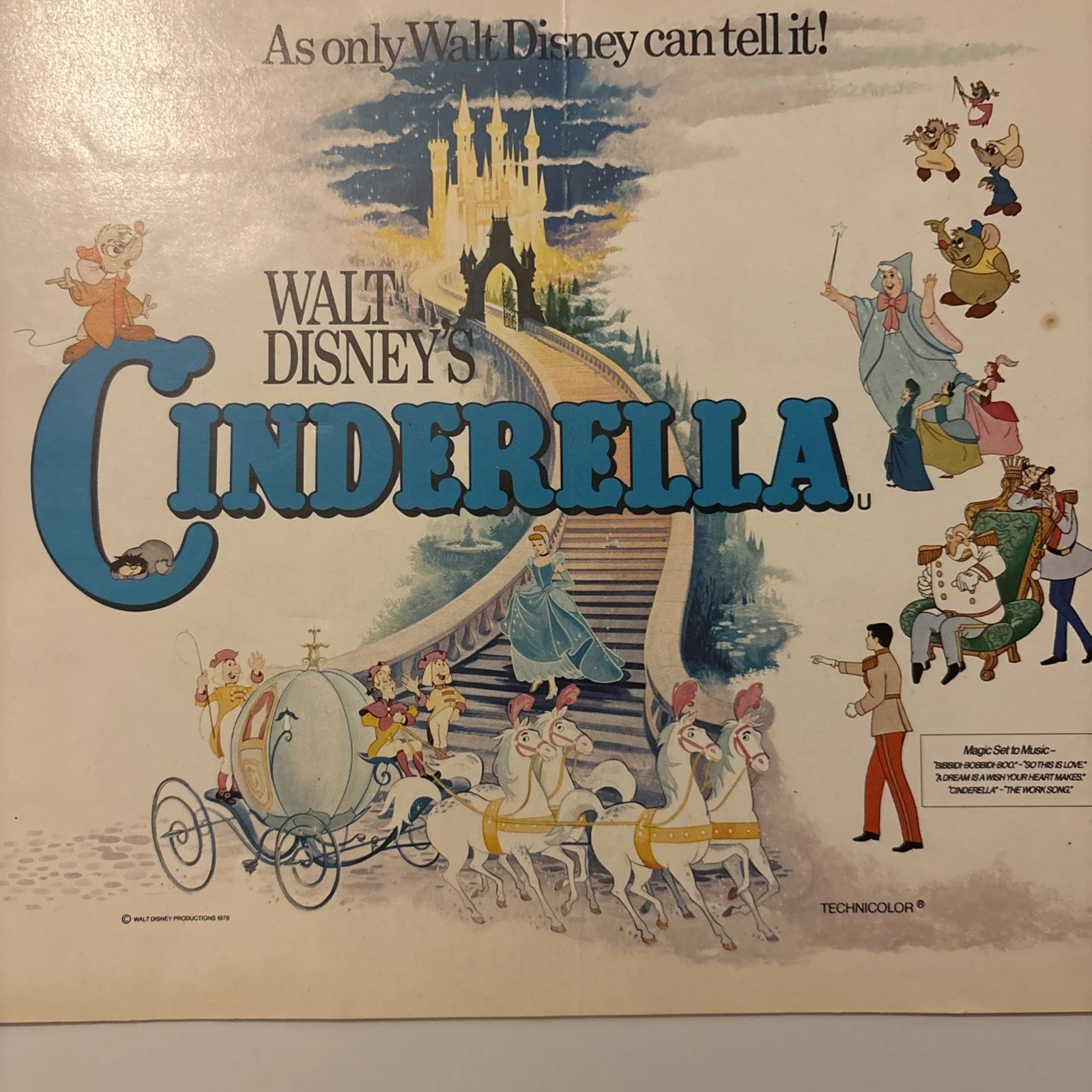 Cinderella ORIGINAL Press Campaign Book Walt Disney 1977, изображение 2