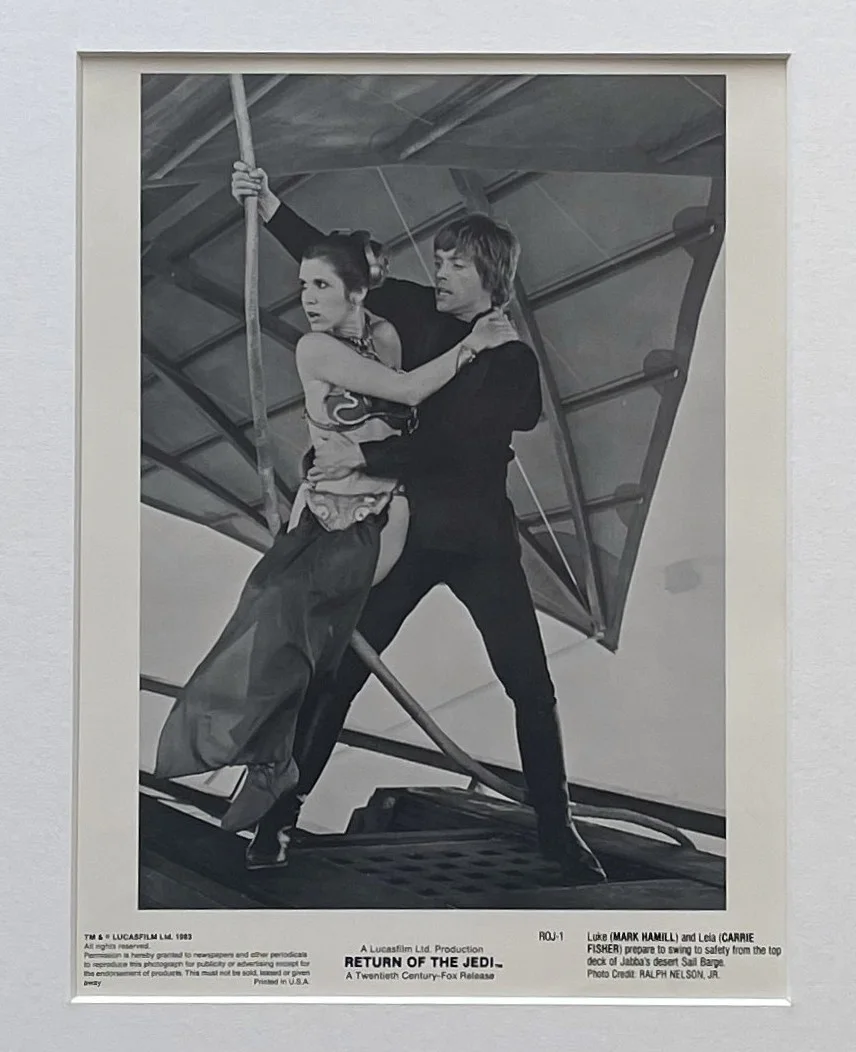 Star Wars Return Of The Jedi Original 8X10 Inch B&W Press Publicity Still Framed, изображение 3