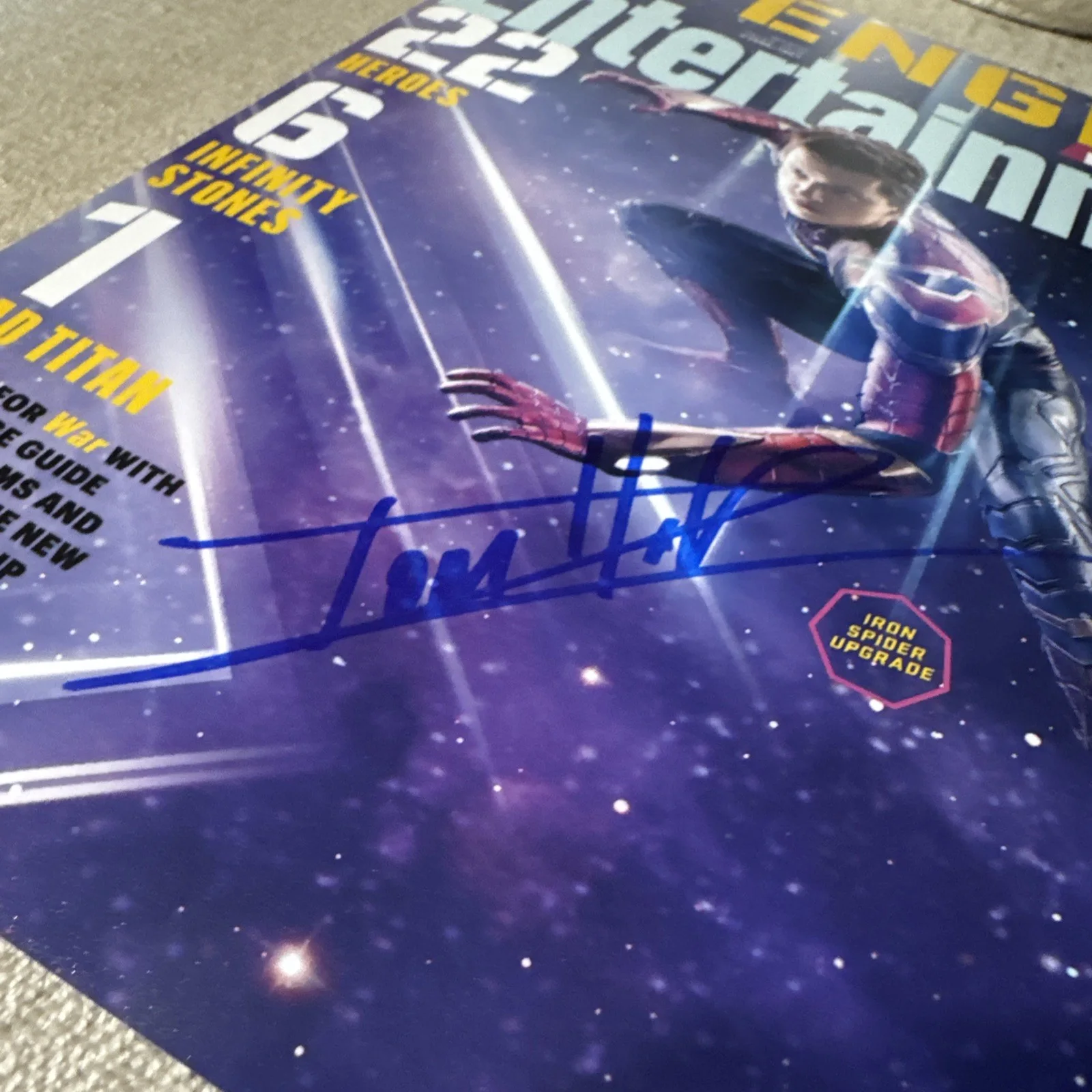 Tom Holland Spider-Man Autographed Signed 8X10 Photo w/COA Proof & Hologram !!, изображение 4