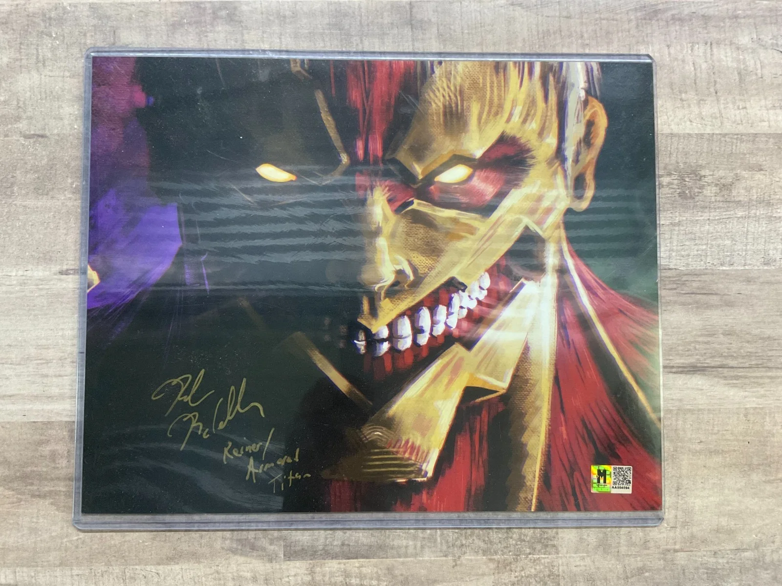 Robert McCollum — Robert McCollum Autographed Signed 8x10 Photo Armored Titan Attack on Titan COA, image 5