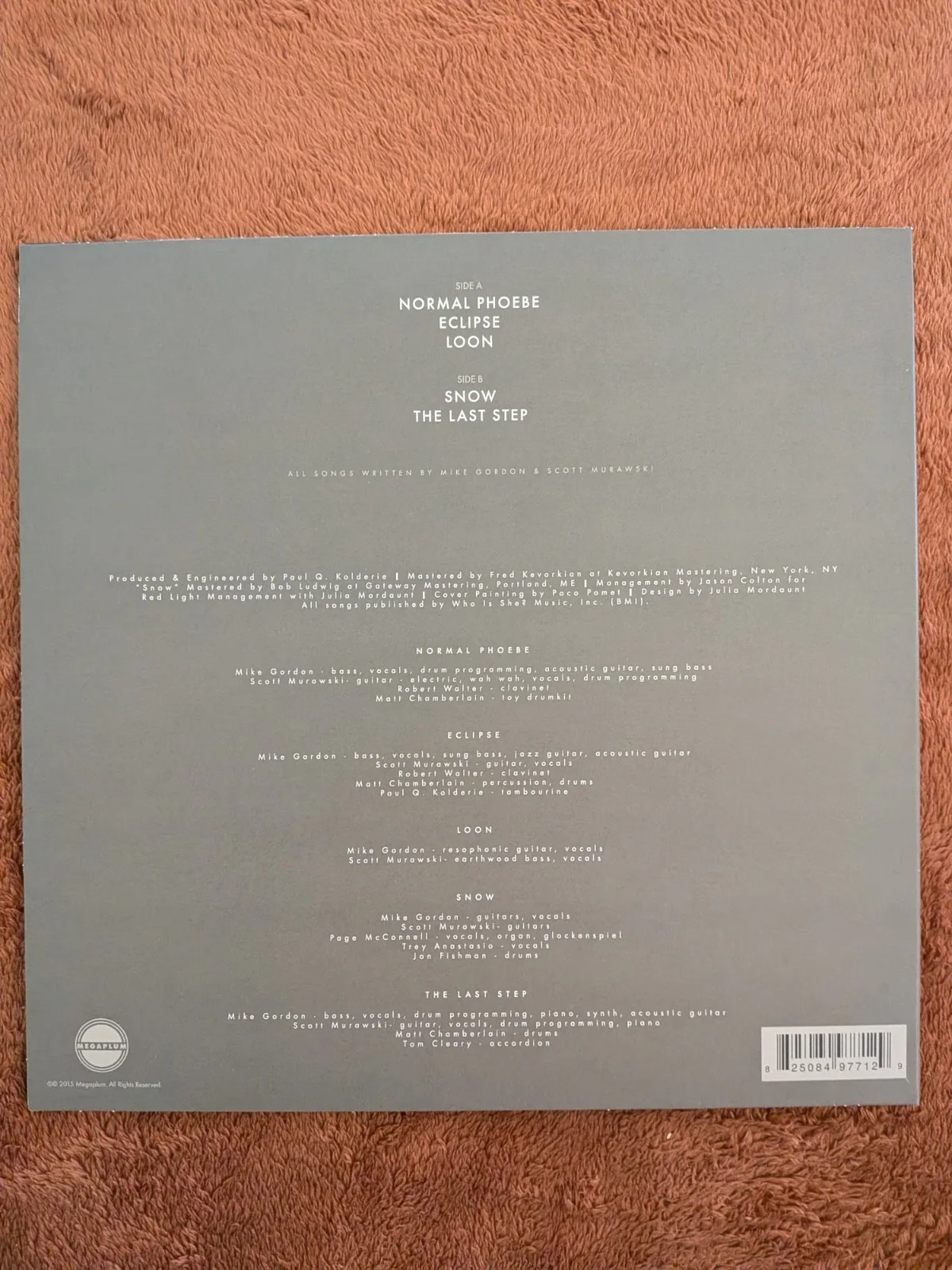 Mike Gordon - The Last Step Vinyl Rare Signed Phish Trey, image 2