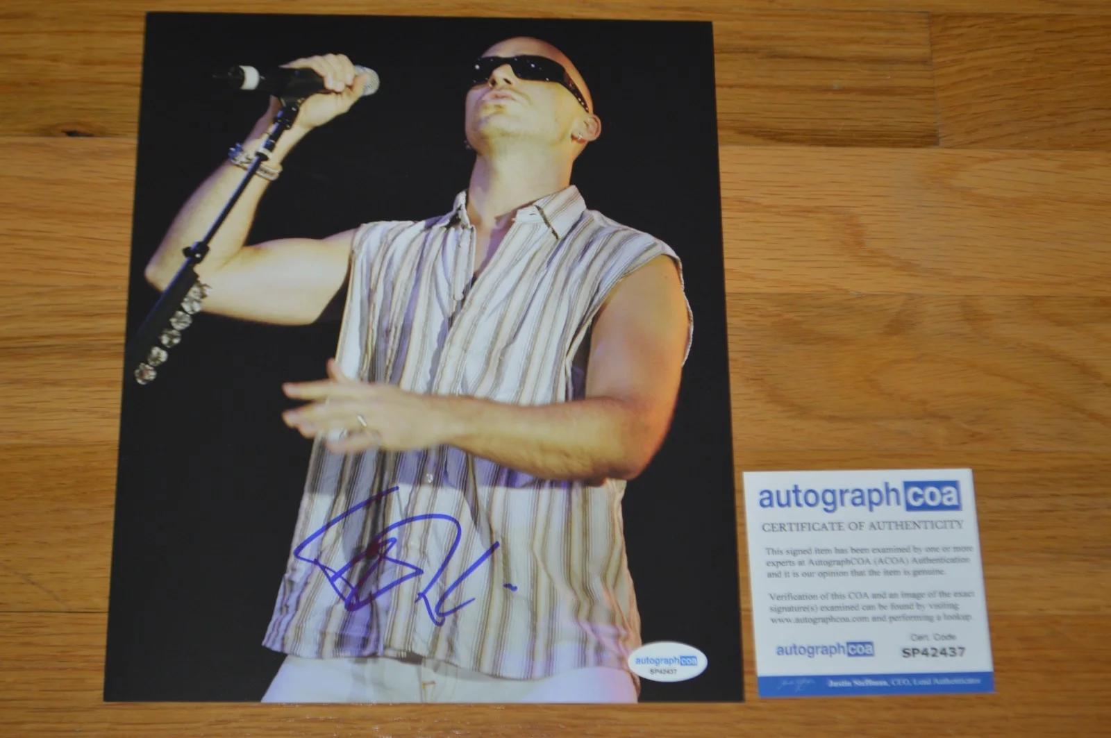 Live~ Ed Kowalczyk Autographed 8x10 Color Photo with AUTOGRAPH COA, изображение 5