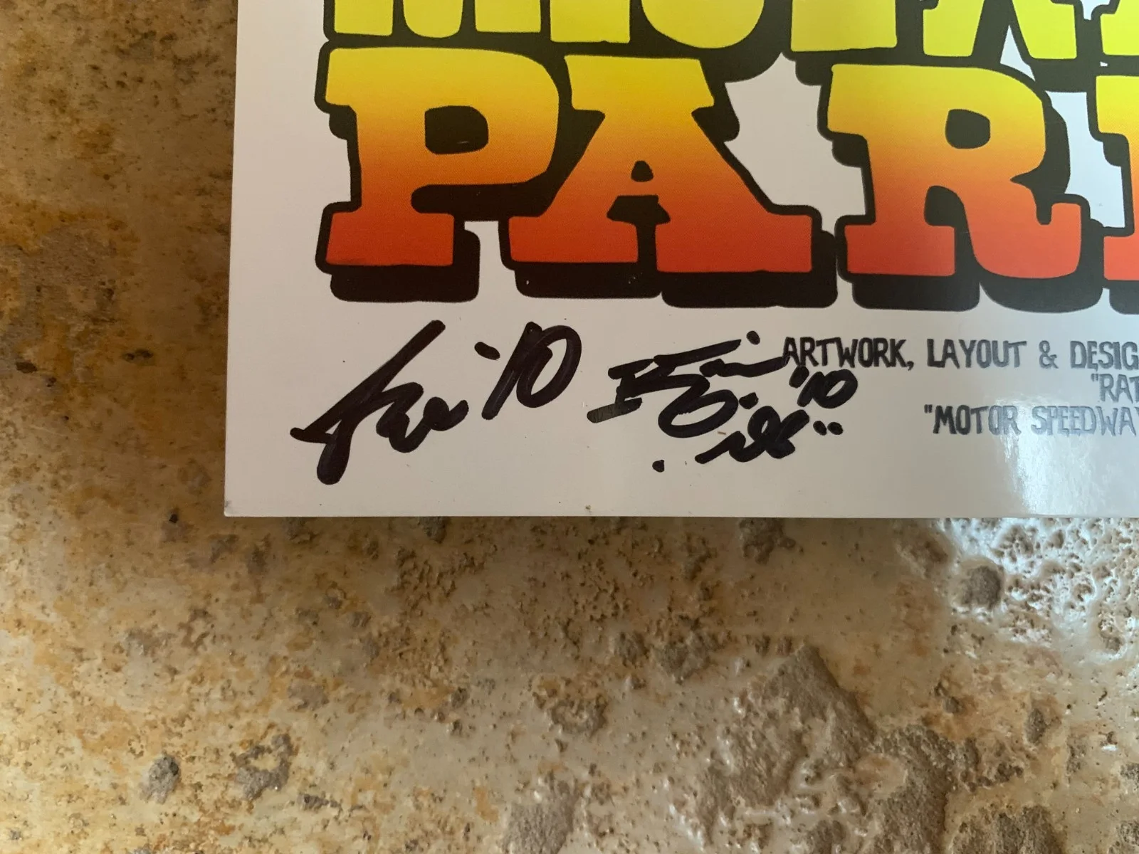 Los Straitjackets Rat Fink Poster by Johnny Ace Studios Signed 2009 11" x 17", изображение 2
