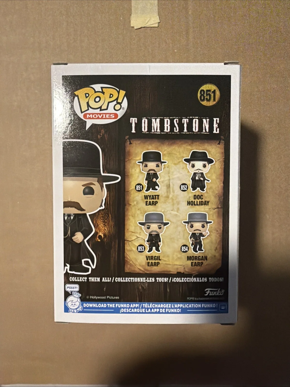 Kurt Russell — Kurt Russell Autographed Tombstone Wyatt Earp Funko Pop! Beckett COA, изображение 3