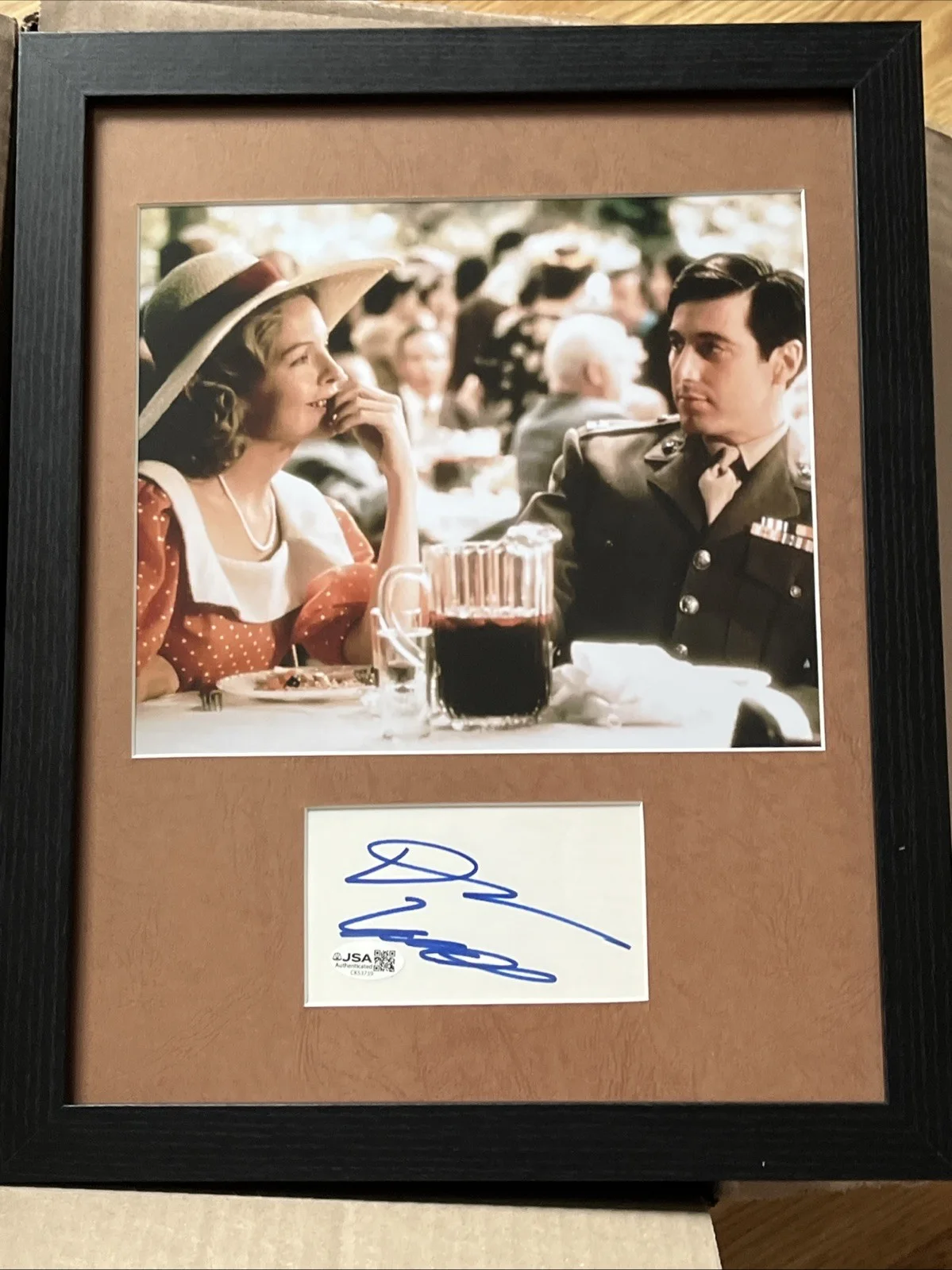 Diane Keaton — The Godfather Diane Keaton Autographed Signed 11x14 Framed Photo JSA COA, изображение 2