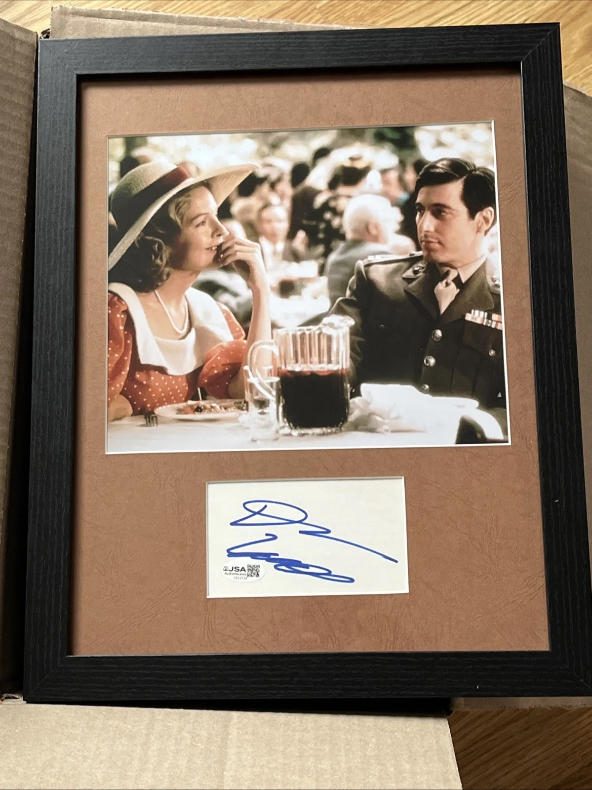 Diane Keaton — The Godfather Diane Keaton Autographed Signed 11x14 Framed Photo JSA COA, изображение 4