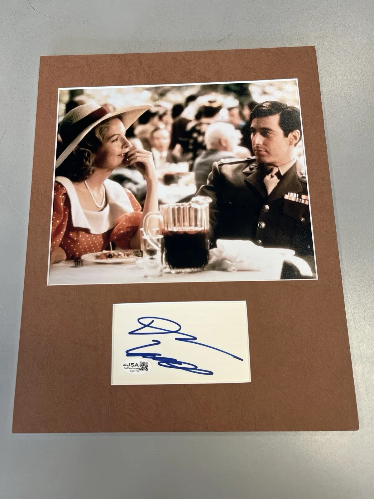 Diane Keaton — The Godfather Diane Keaton Autographed Signed 11x14 Framed Photo JSA COA, изображение 5