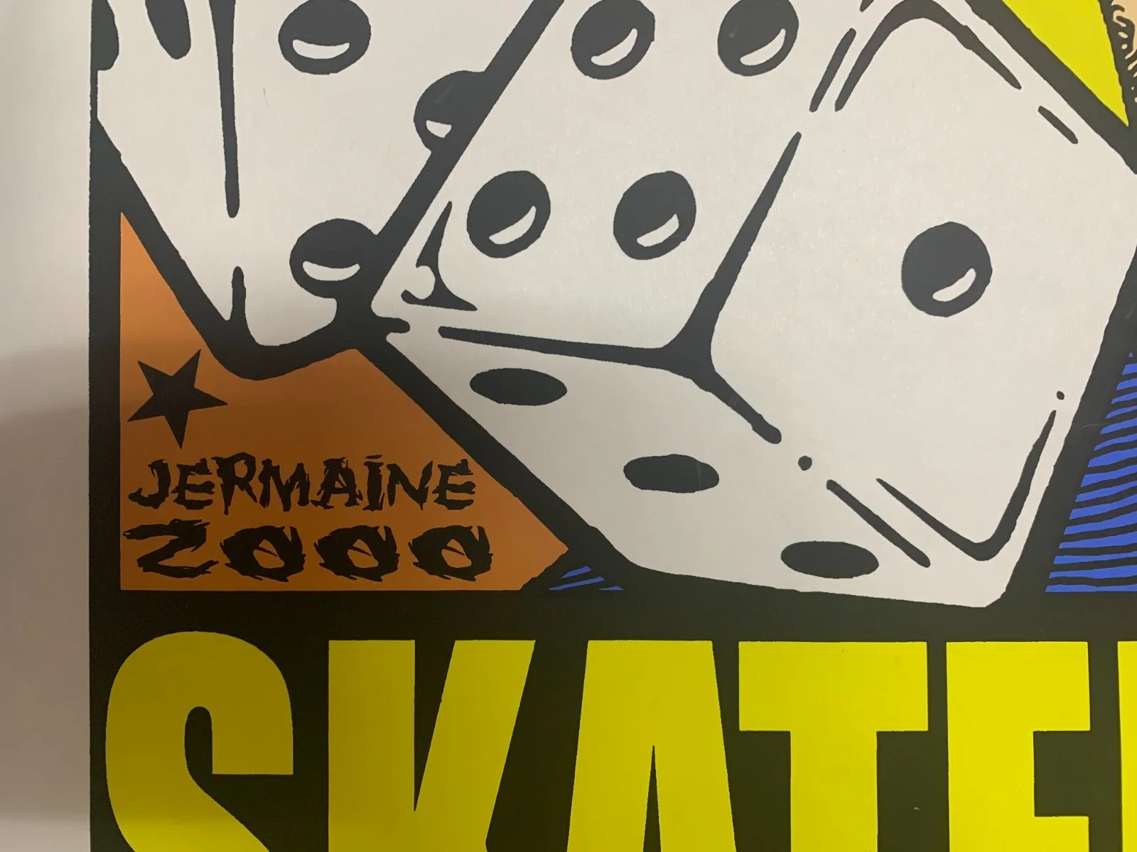 Vintage Jermaine Rogers Skatenigs Poster 2000 Signed and Numbered 165/250 Punk, изображение 2