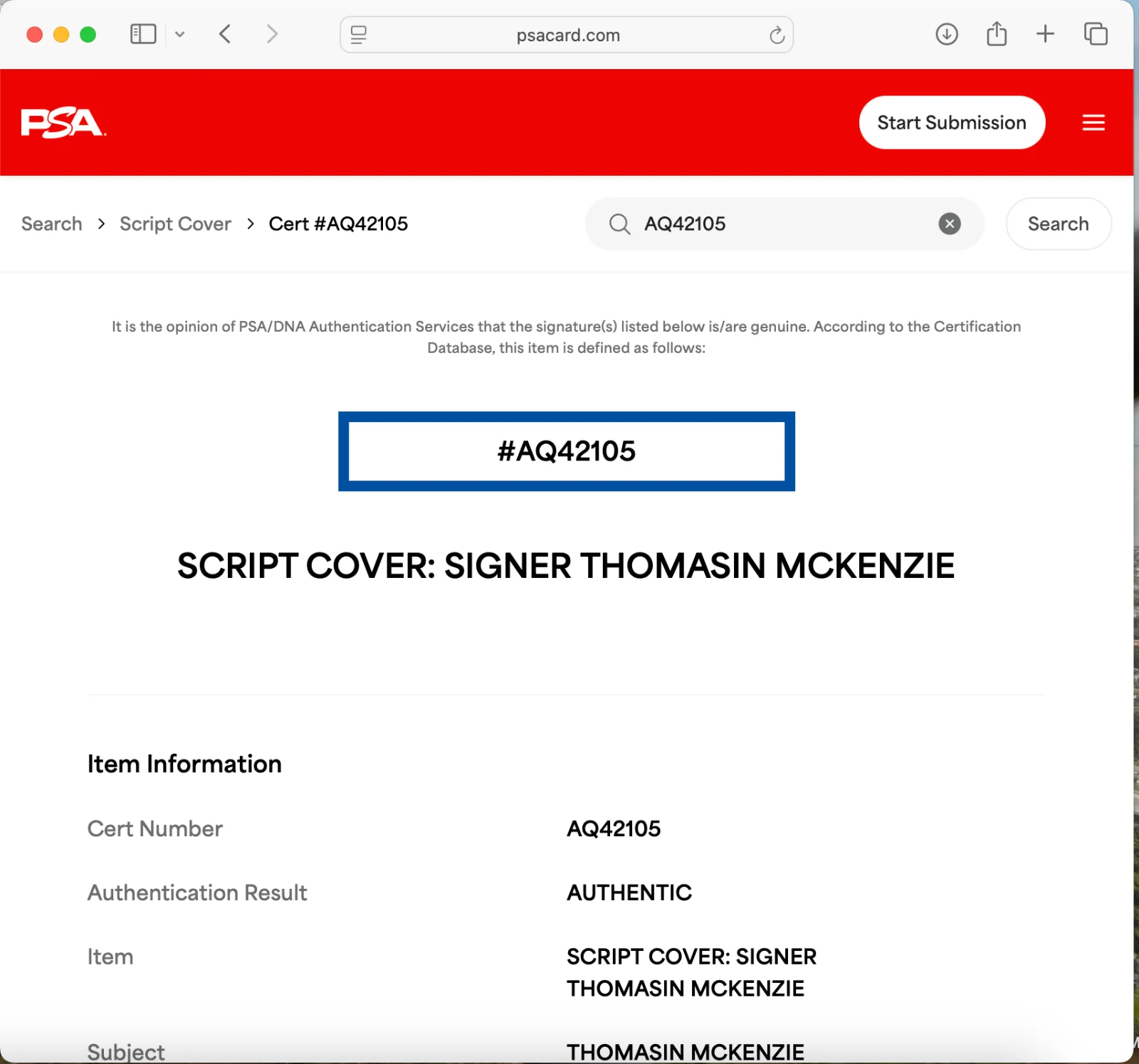 Thomasin McKenzie — THOMASIN MCKENZIE SIGNED LAST NIGHT IN SOHO SCRIPT FULL 116 PAGE SCRIPT PSA DNA, image 3