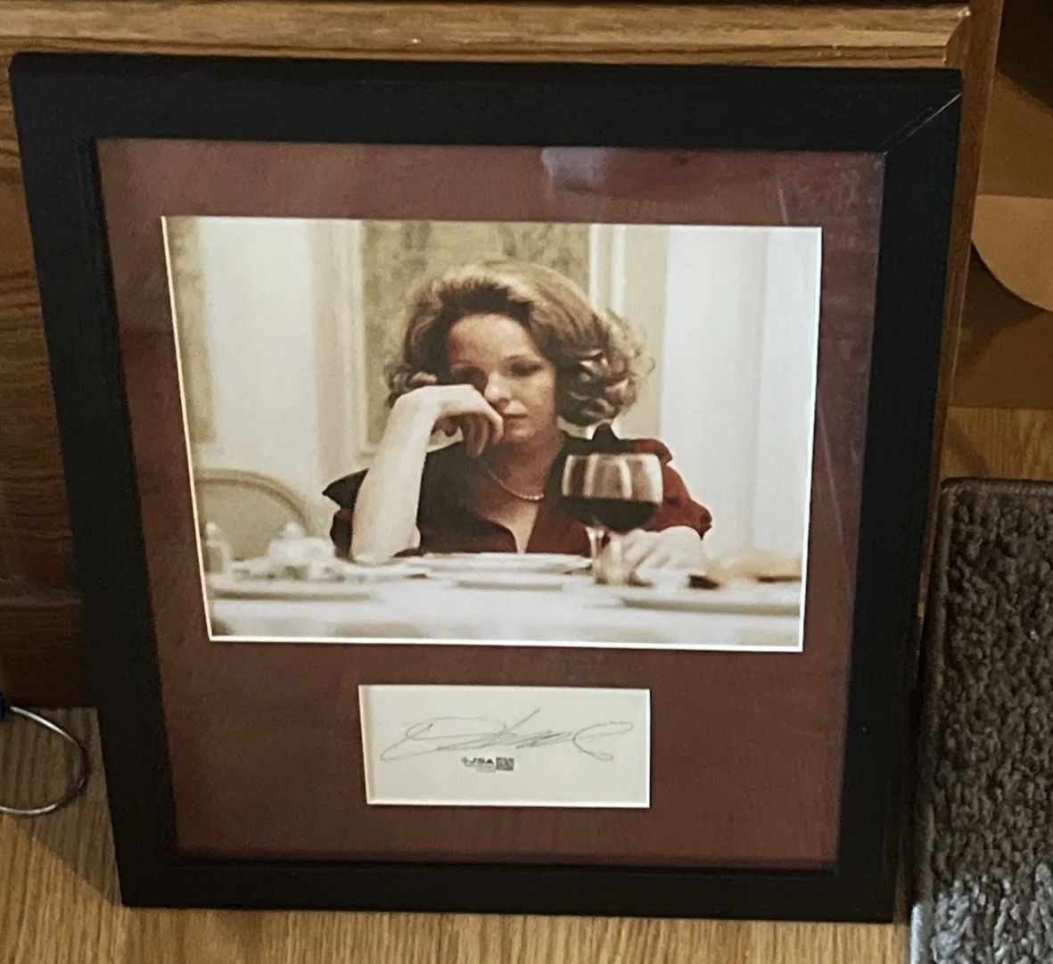 Diane Keaton — The Godfather Diane Keaton Autographed Signed 11x14 Framed Disp Photo JSA COA, изображение 3
