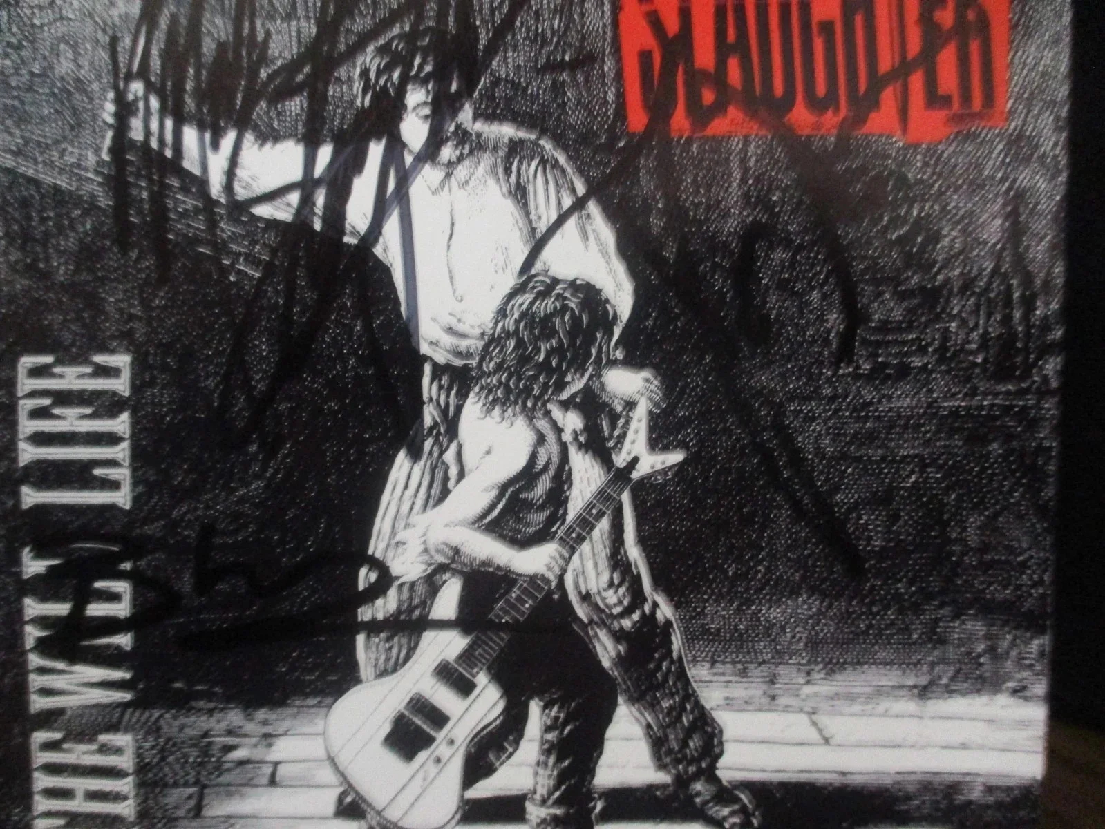 SLAUGHTER AUTHENTIC AUTOGRAPHED/SIGNED THE WILD LIFE CD MARK + 2, image 3
