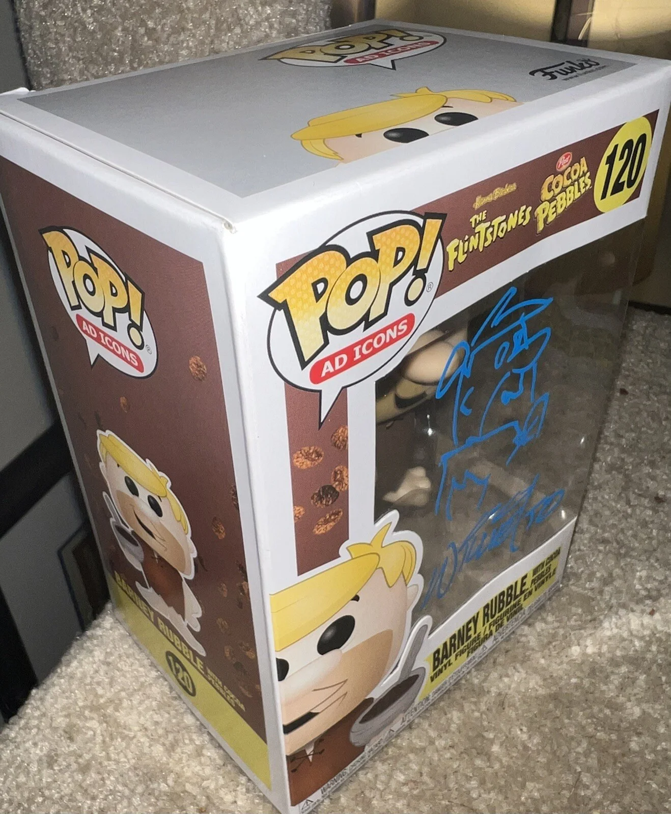 Willie Ito — Willie Ito , Signed autographed Funko Pop￼ Barney Rubble Sketch Coco Pebbles, image 2