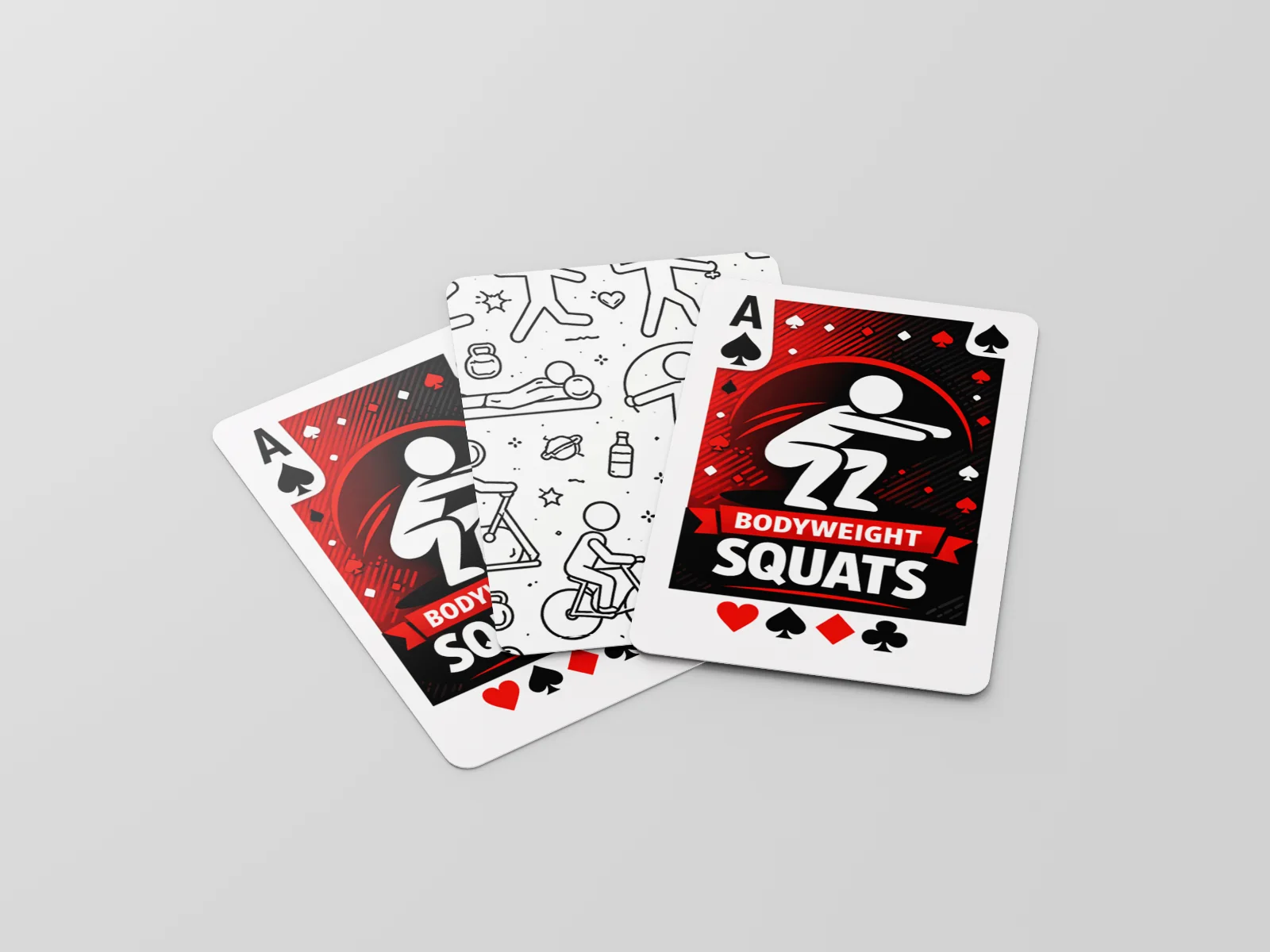 Exercise Playing Cards Deck – Fitness Workout Game Family Fun Active Cards, изображение 4