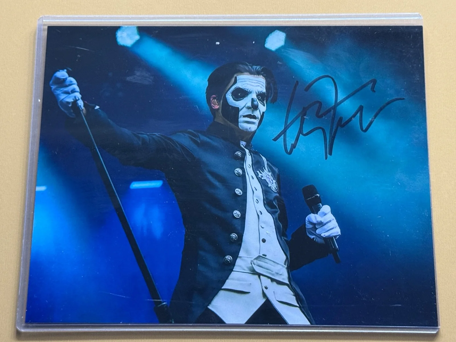 Tobias Forge — SIGNED GHOST in concert by TOBIAS FORGE Photo with COA - Ships FREE