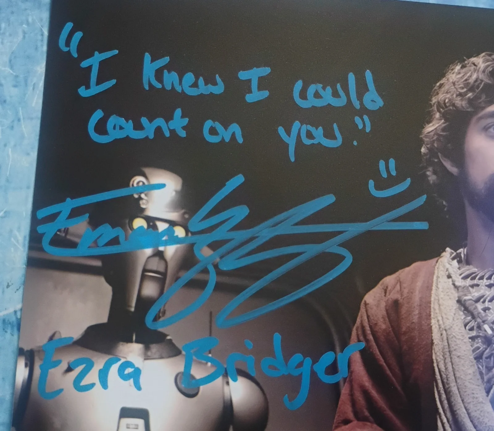 Eman Esfandi Hand Signed 8x10 Photo JSA COA Star Wars NO US TARIFFS, image 3