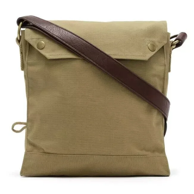 Indiana Jones Bag Mk VII Leather Strap WWII Gas Mask Bag Satchel Reproduction, изображение 2