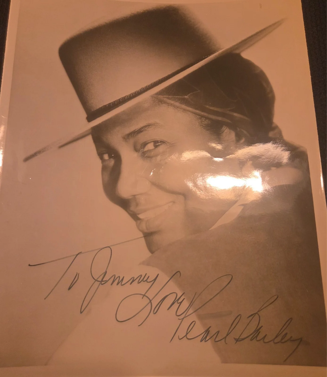 Pearl Bailey - Signed 8x10 Autographed of actress, singer, comedian & author, image 2