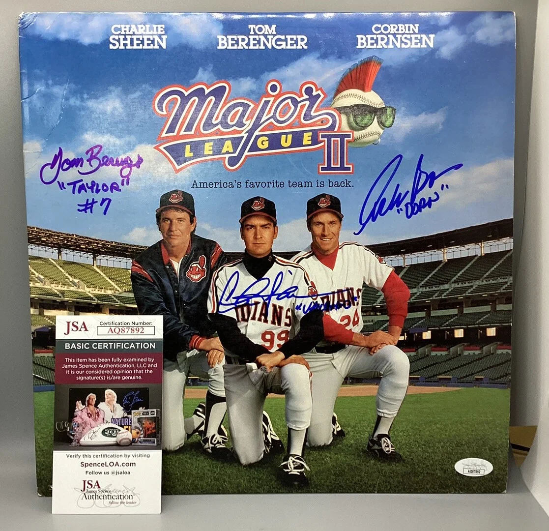 Charlie Sheen, Tom Berenger, Corbin Bernsen — Major League II Laser Disc - Charlie Sheen, Tom Berenger, Corrin Bernsen Autos