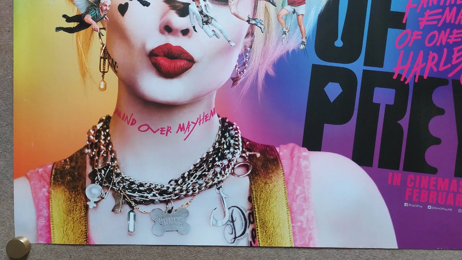 Birds of Prey Original UK Quad Poster, image 3