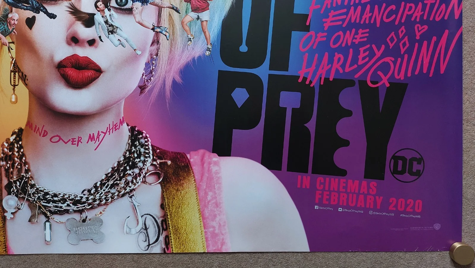 Birds of Prey Original UK Quad Poster, image 4