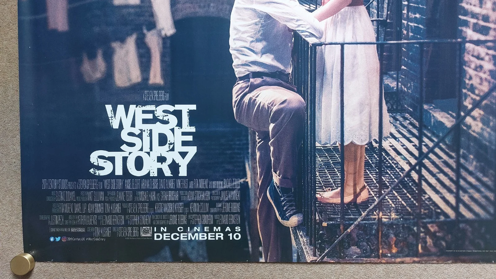 West Side Story Original UK Quad Poster, image 3