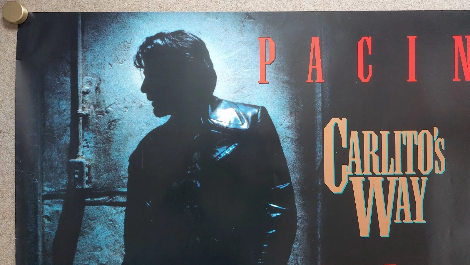 Carlito's Way Original UK Quad Poster, image 2