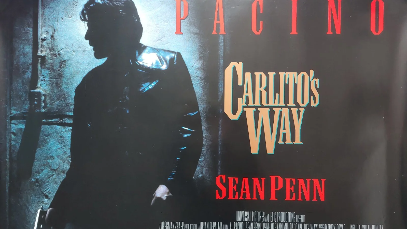 Carlito's Way Original UK Quad Poster, image 5