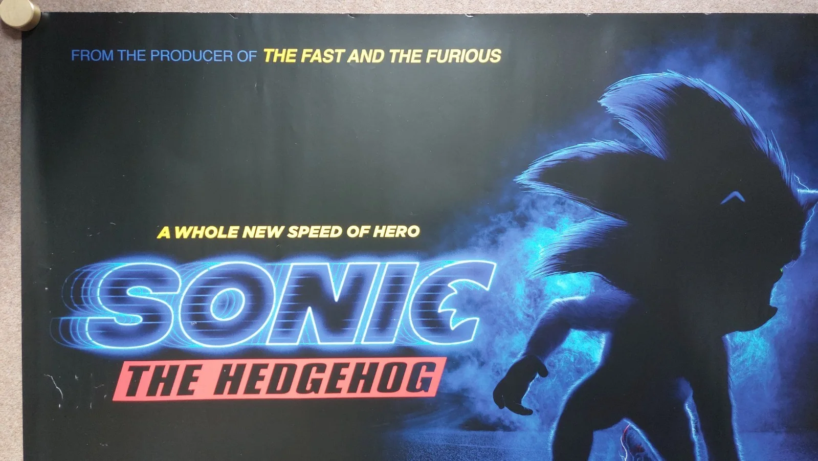 Sonic the Hedgehog Original UK Quad Poster, image 2