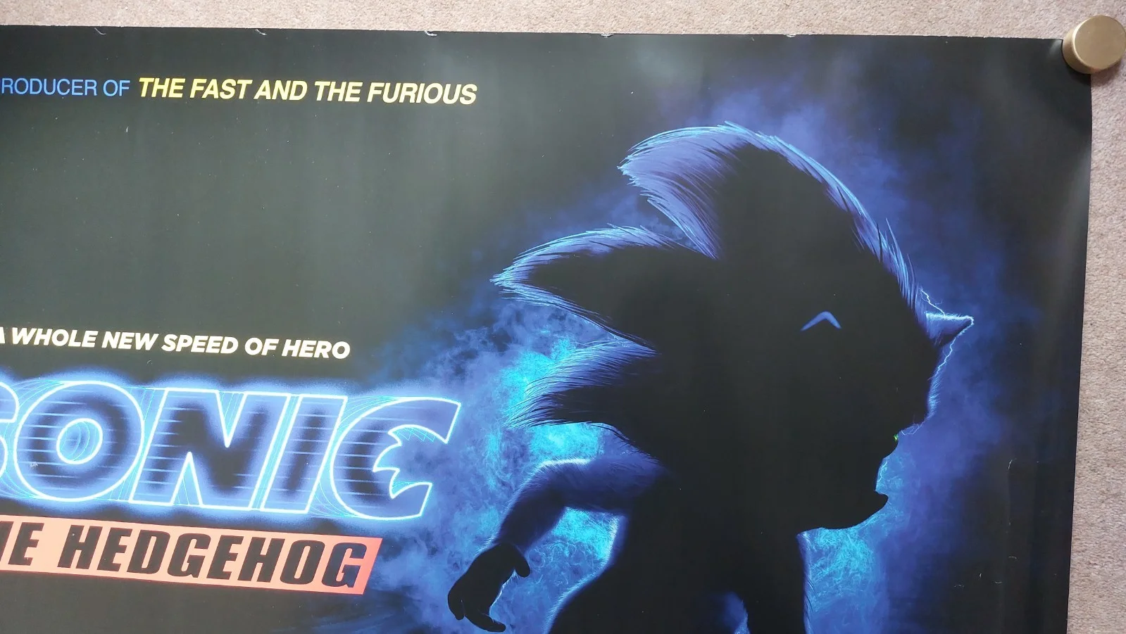Sonic the Hedgehog Original UK Quad Poster, image 5