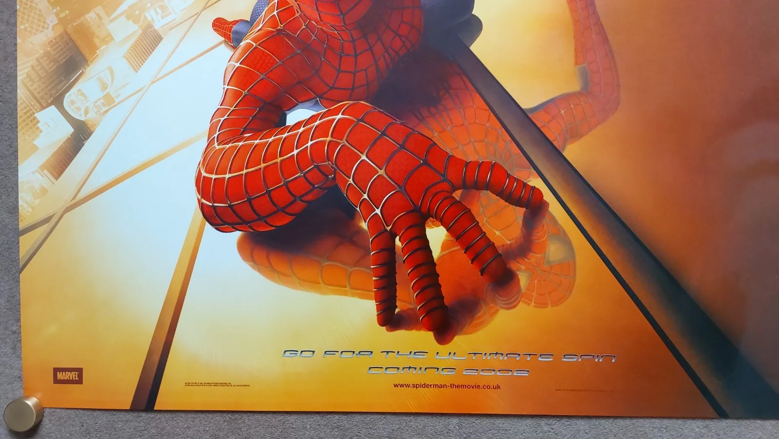 Spiderman Original UK Quad Poster, image 3