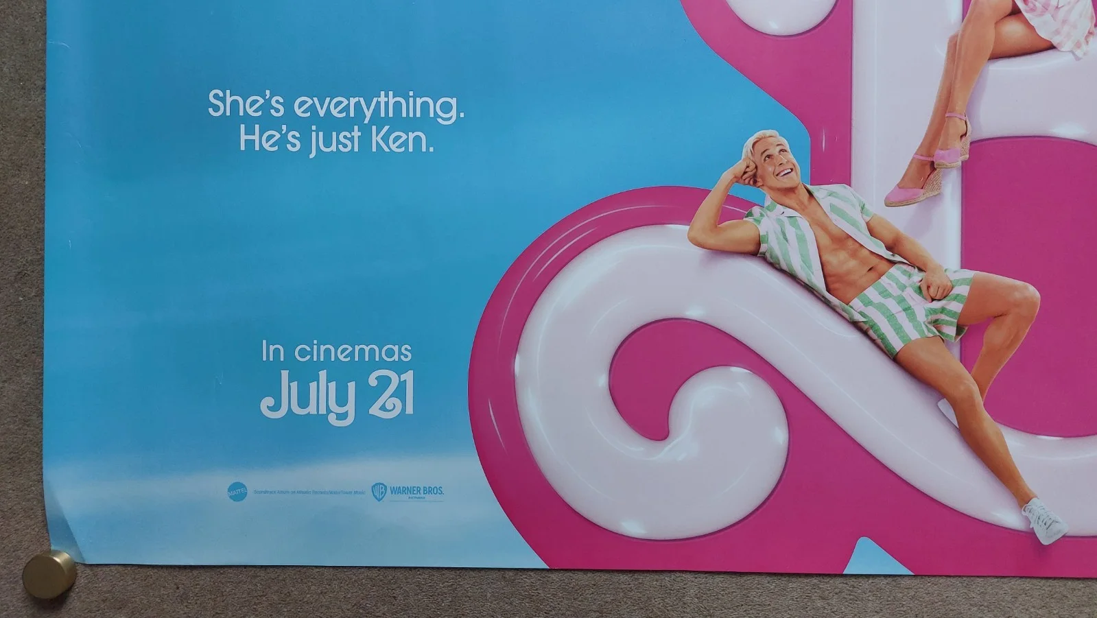 Barbie Original UK Quad Poster, image 3
