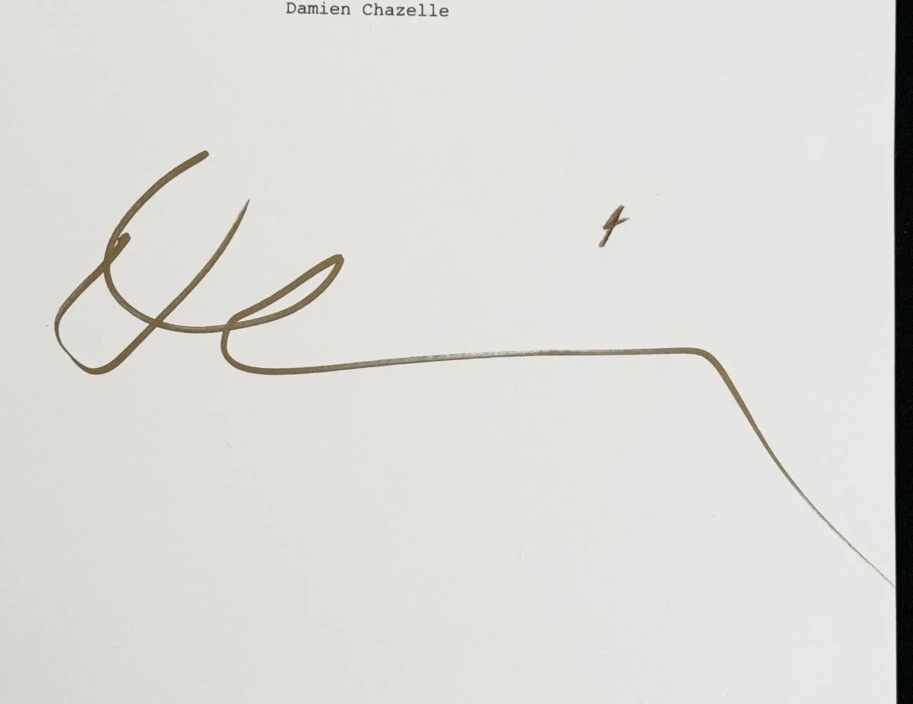 Damien Chazelle autograph signed La La Land movie script (A) ~ Beckett BAS, изображение 2