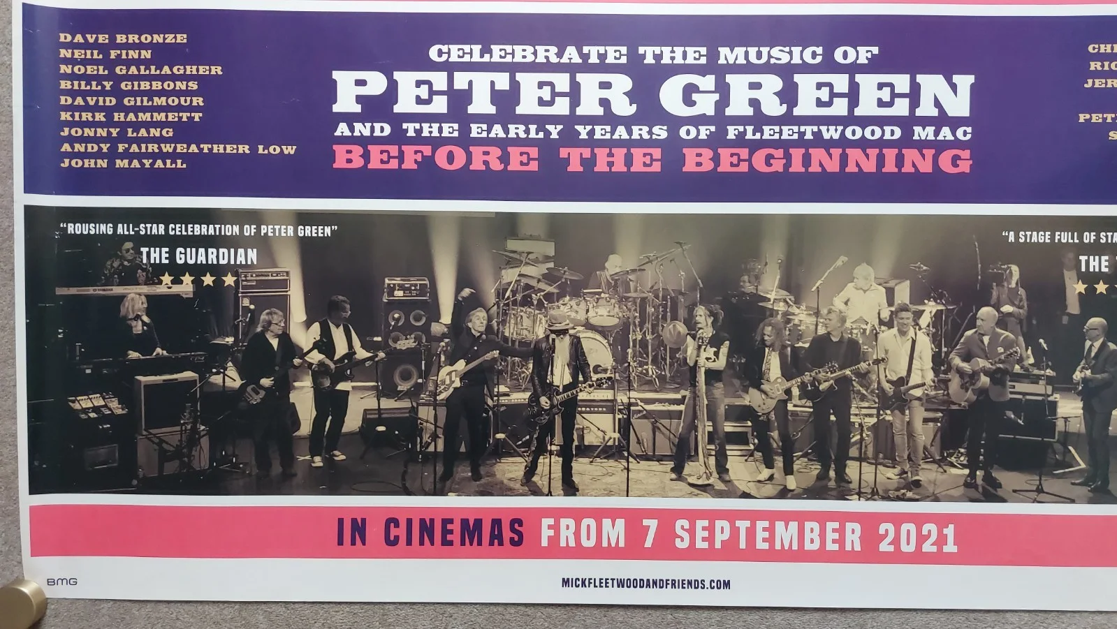 Celebrate the Music of Peter Green Original UK Quad Poster, изображение 3