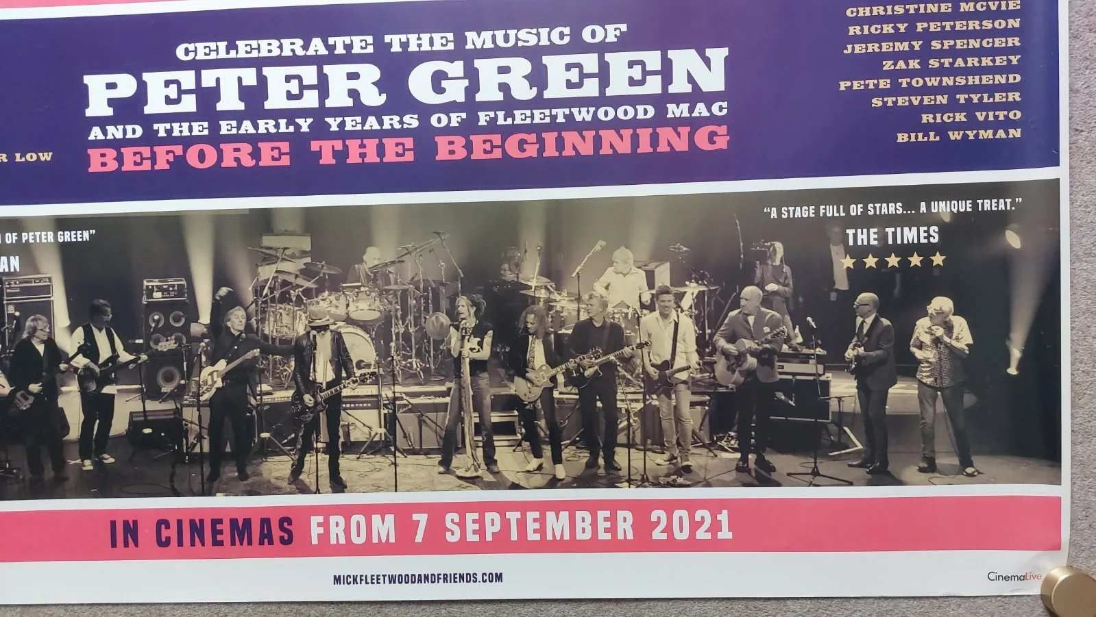 Celebrate the Music of Peter Green Original UK Quad Poster, изображение 4