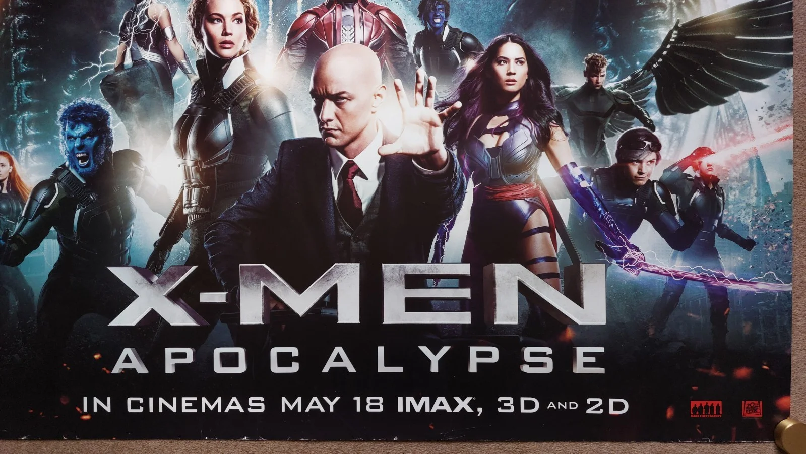 X-Men Apocalypse Original UK Quad Poster, image 5