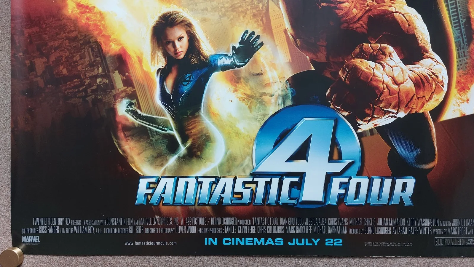 The Fantastic Four Original UK Quad Poster, image 3