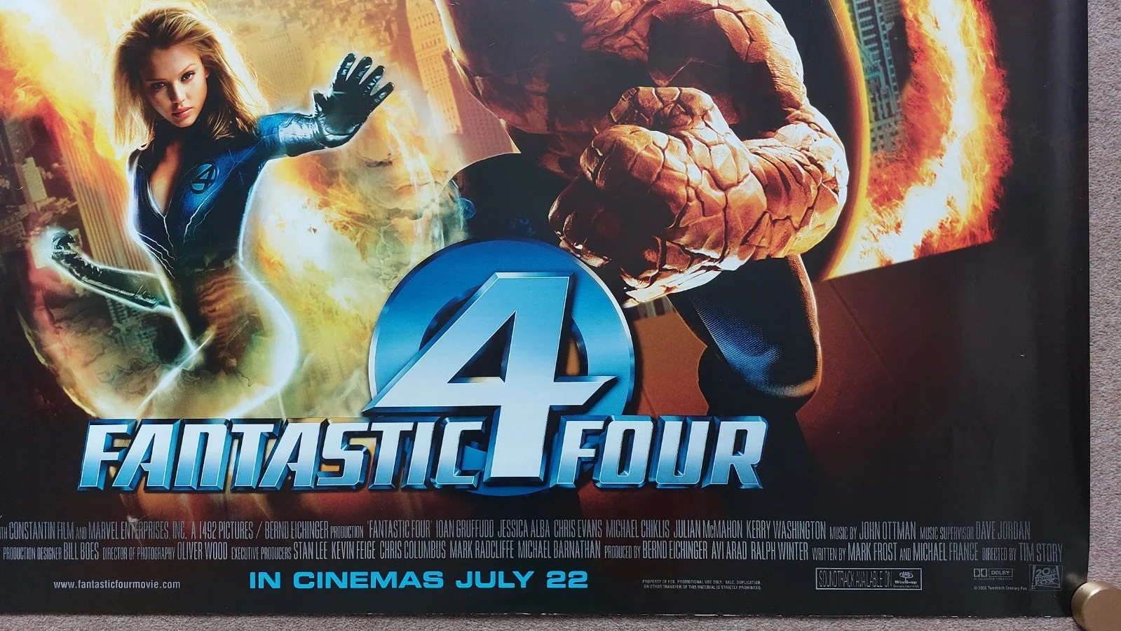 The Fantastic Four Original UK Quad Poster, image 4