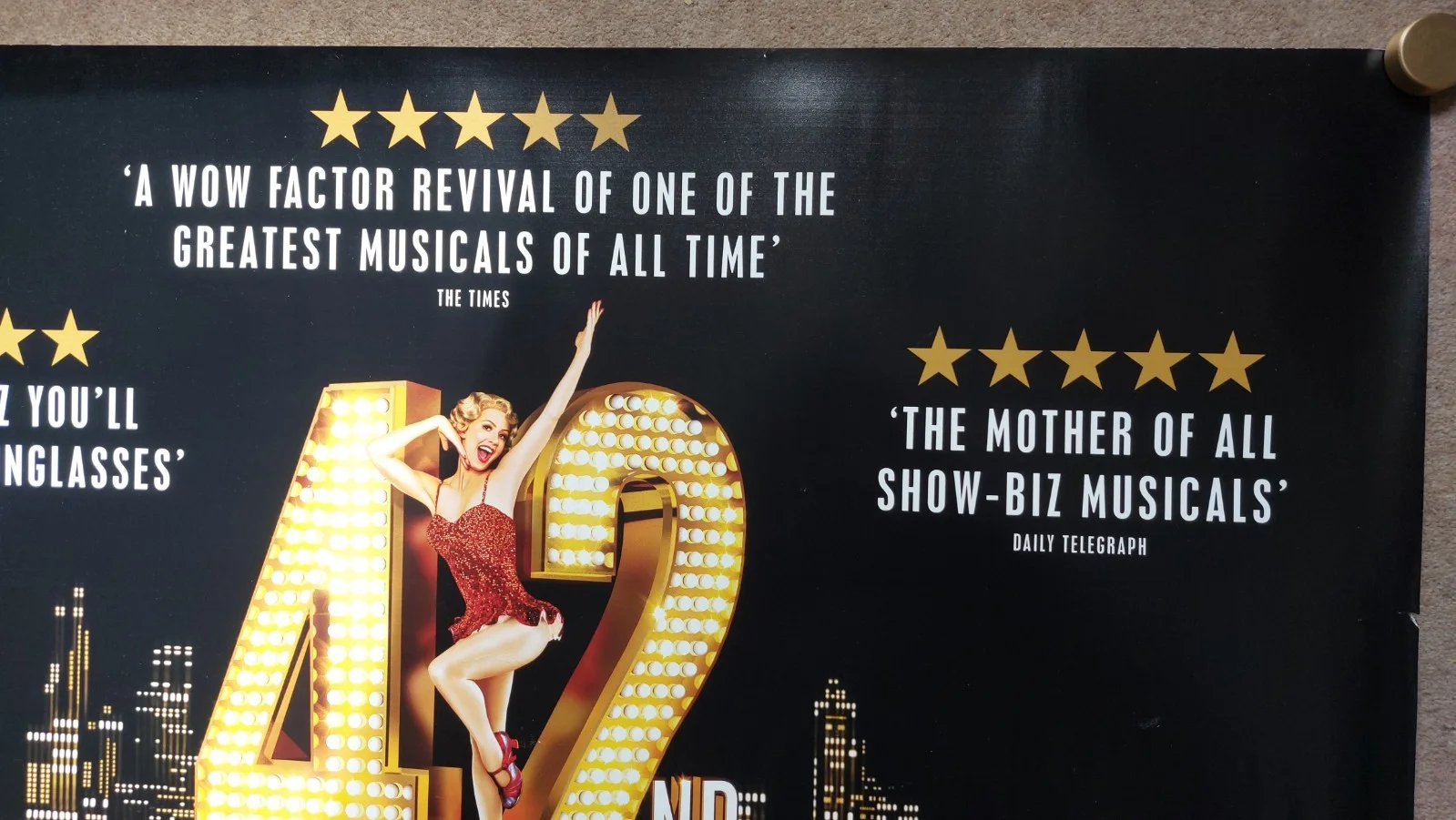 42nd Street: The Musical Original UK Quad Poster, изображение 5