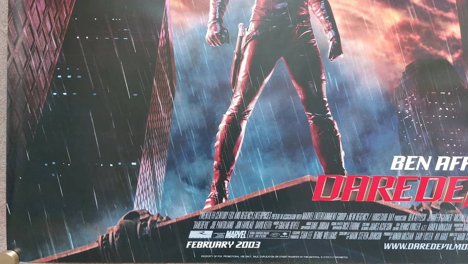 Daredevil Original UK Quad Poster, image 3
