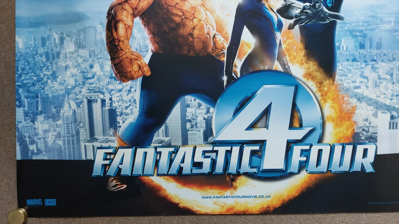 The Fantastic Four Original UK Quad Poster, изображение 3