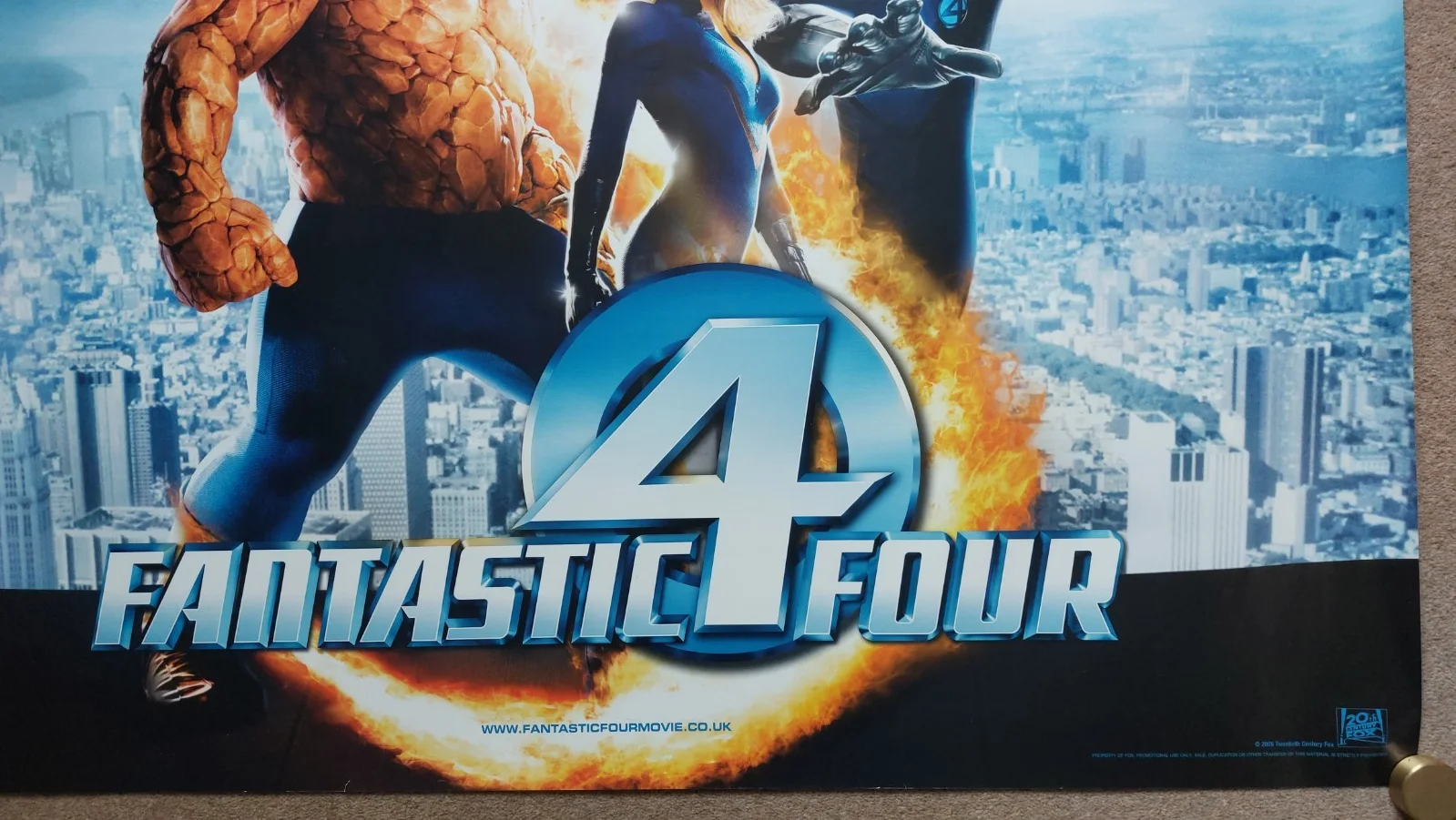 The Fantastic Four Original UK Quad Poster, изображение 4