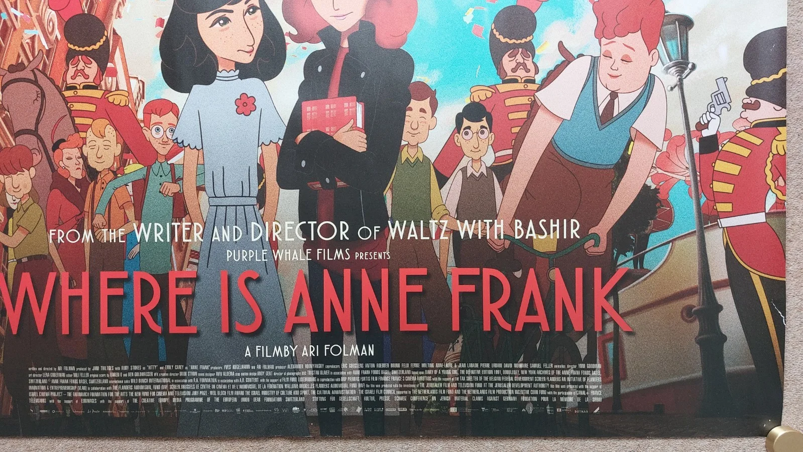 Where is Anne Frank Original UK Quad Poster, image 4
