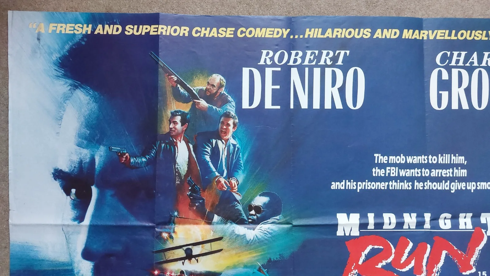 Midnight Run Original UK Quad Poster, image 2