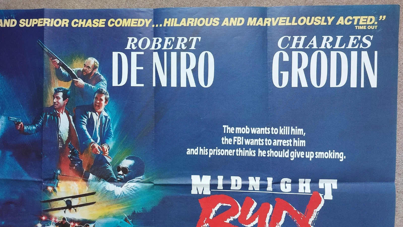 Midnight Run Original UK Quad Poster, image 5